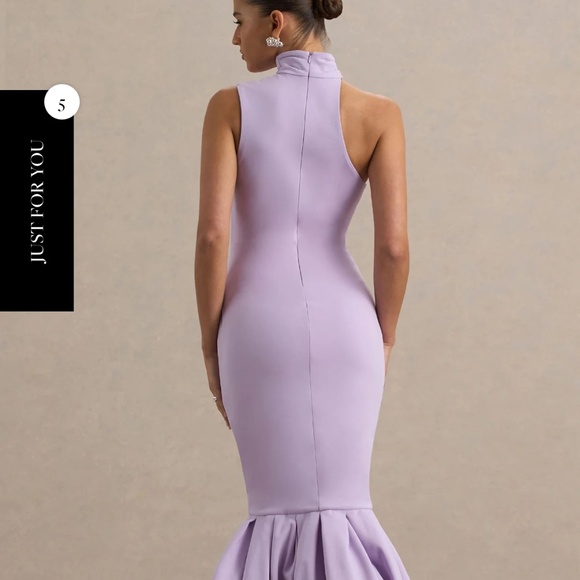 Beautiful Club London Lilac Fitted dress! - Picture 4 of 6